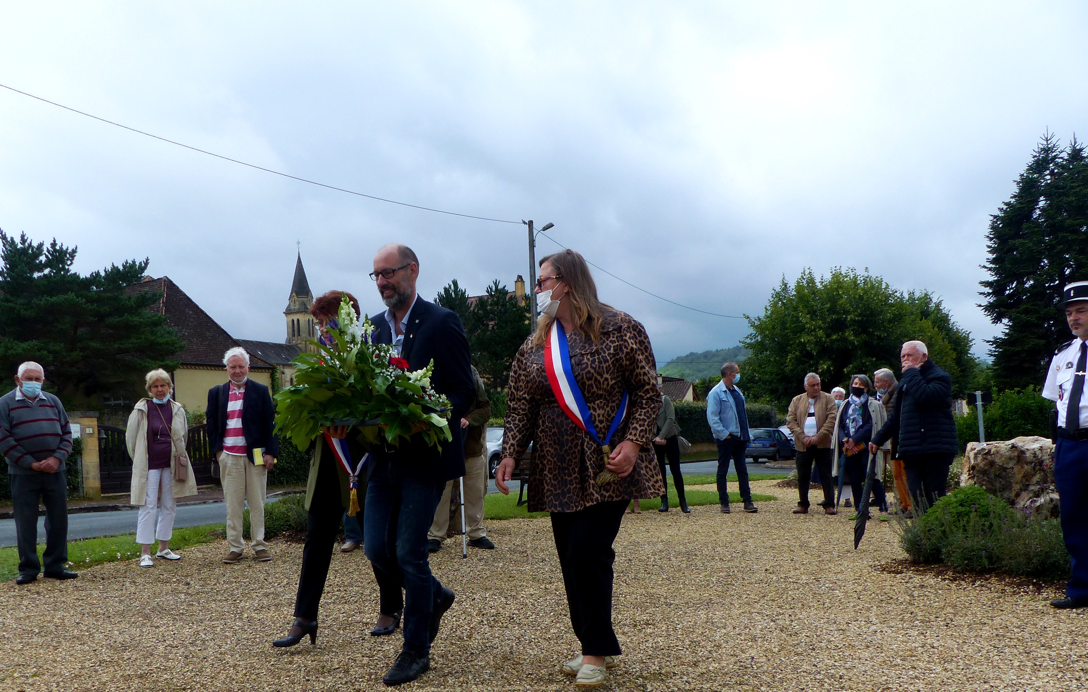 Cérémonie du 14 juillet Le Buisson de Cadouin